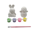 2PCS Easter Gypsum Painting